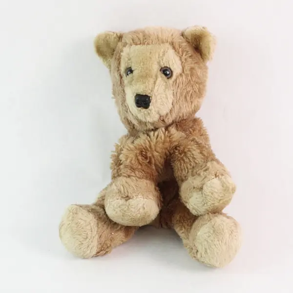 Vintage 1976 Dakin Baby Brown Bearfoot Teddy Bear Plush Stuffed Animal