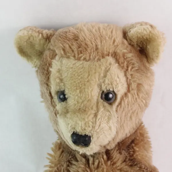 Vintage 1976 Dakin Baby Brown Bearfoot Teddy Bear Plush Stuffed Animal