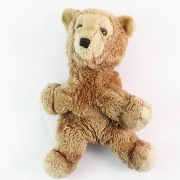 Vintage 1976 Dakin Baby Brown Bearfoot Teddy Bear Plush Stuffed Animal