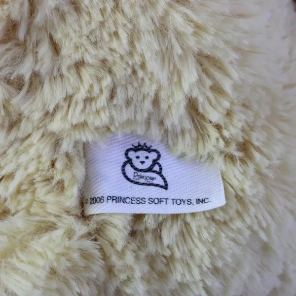 Princess Soft Toys Teddy Bear Plush Stuffed Animal Cream Yellow 2006