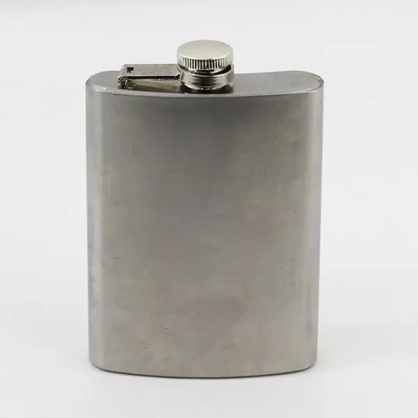 8 Ounce Stainless Steel Hip Flask 8 oz Unmarked