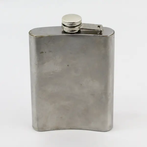 8 Ounce Stainless Steel Hip Flask 8 oz Unmarked