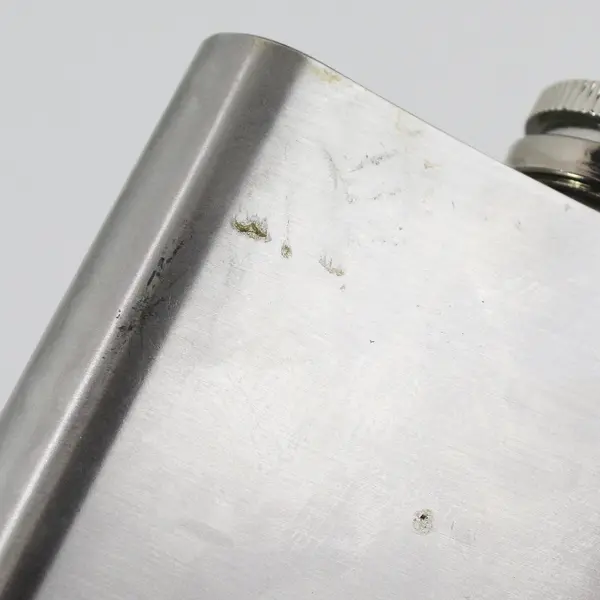 8 Ounce Stainless Steel Hip Flask 8 oz Unmarked