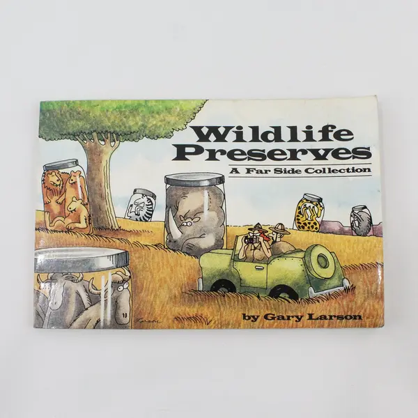 Gary Larson Far Side Lot of 2 PB Valley of the Far Side and Wildlife Preserves