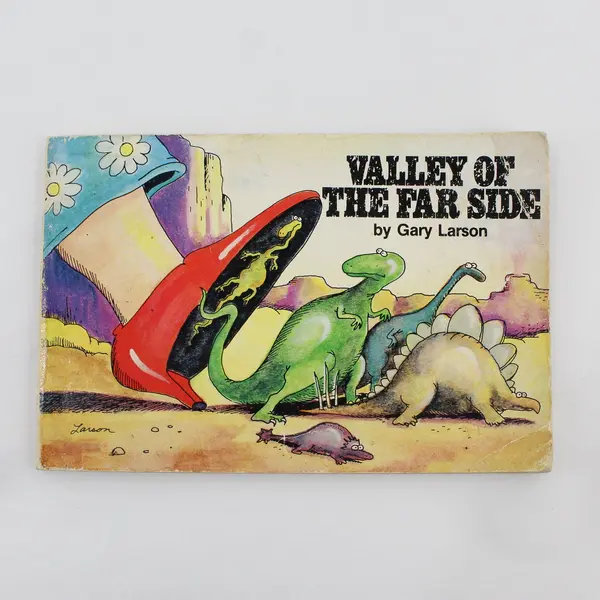 Gary Larson Far Side Lot of 2 PB Valley of the Far Side and Wildlife Preserves