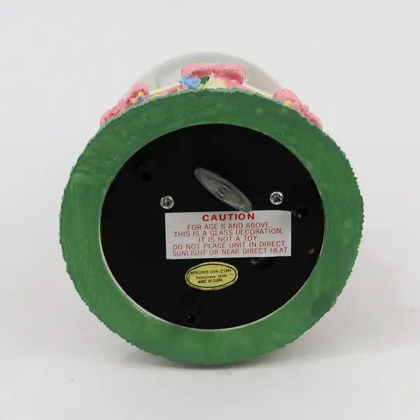 1993 Mercuries Musical Easter Bunny Snow Globe Egg Works