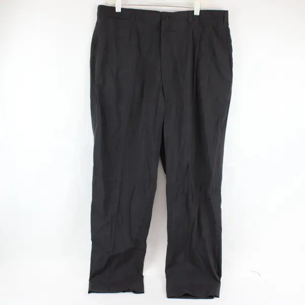 Kenneth Cole Men's Black Tapered-Leg Dress Pants Size 38