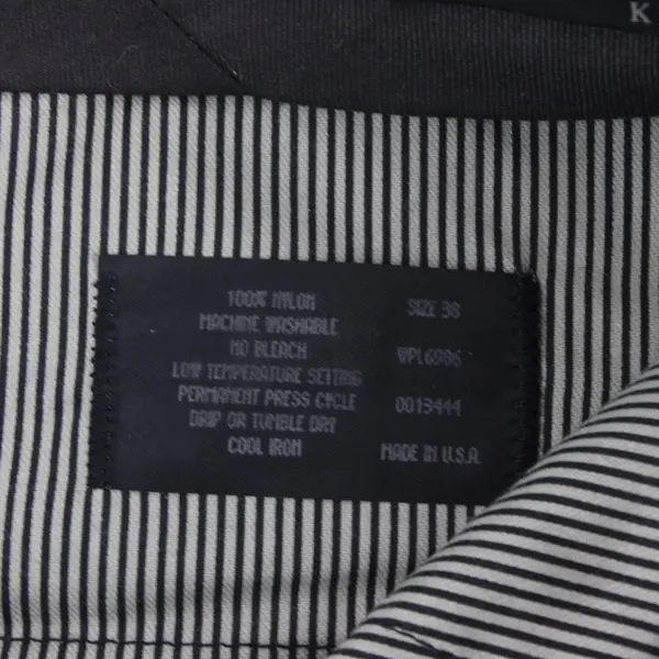 Kenneth Cole Men's Black Tapered-Leg Dress Pants Size 38