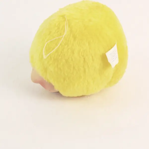 Peoria Plastic Co Yolk Folk Yellow Plush Human Face Vintage Stuffed Animal