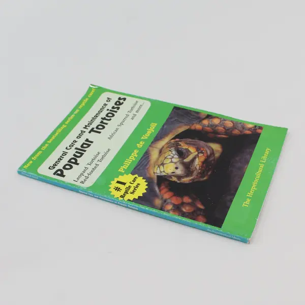 General Care and Maintenance of Popular Tortoises Philippe de Vosjoli 1996 PB