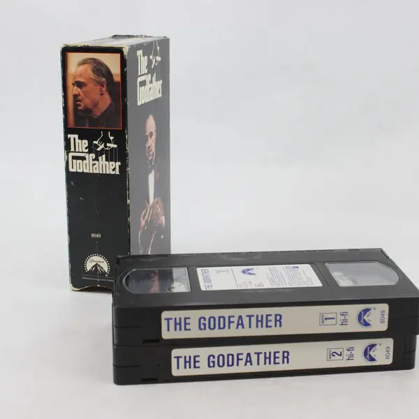 The Godfather VHS 1972 2-Tape Set Paramount Pictures 1990 Reissue