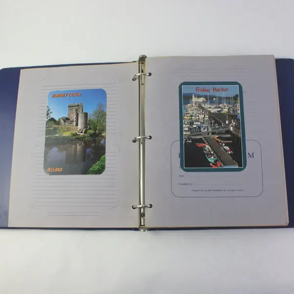 Writewell Travel-Log Postcard Album Binder