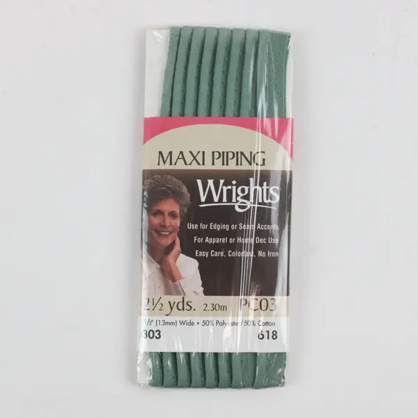 Lot of 5 Wright's Vintage Sewing Notions Bias Tape Seam Binding Piping