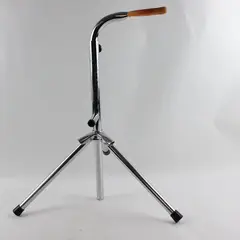 Chrome Metal Adjustable Folding Guitar Stand