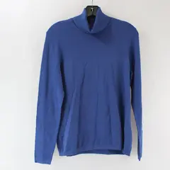 Chico’s Long Sleeve Blue Turtleneck Sweater Size 0/Small 
