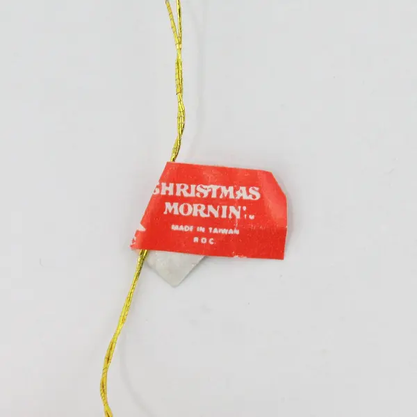 Lot of 7 Vintage Christmas Mornin' Red Tiered Glass Bauble Ornaments 5.5"