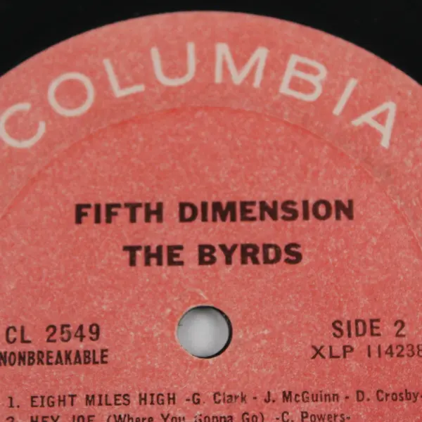 The Byrds Fifth Dimension 12"  Vinyl Record