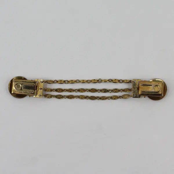 Vintage Hickok Multi-Strand Gold-Tone Sweater Guard