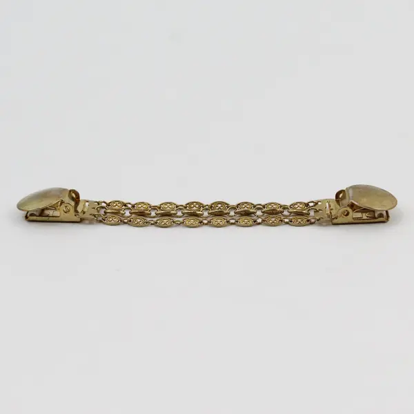 Vintage Hickok Multi-Strand Gold-Tone Sweater Guard