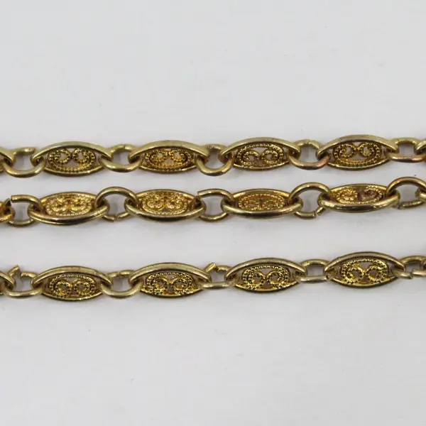 Vintage Hickok Multi-Strand Gold-Tone Sweater Guard