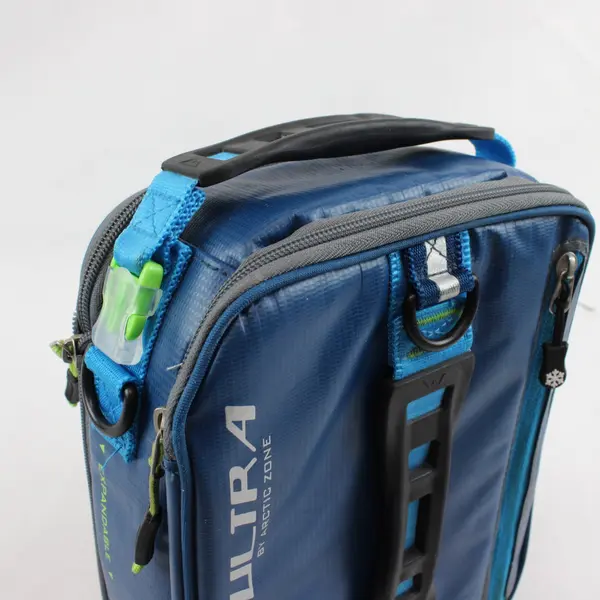 ULTRA By Arctic Zone Blue Lunch Bag Insulated Food Storage Expandable Lunch Tote