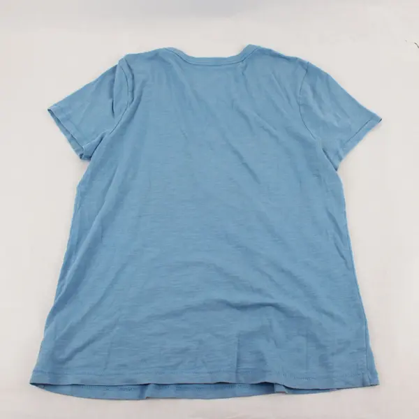Universal Thread Women's Blue V-Neck Short Sleeve T-Shirt Size M