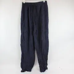 J. Macinally's Women's L Blue Striped Drawstring Pants Summer Coastal Chic