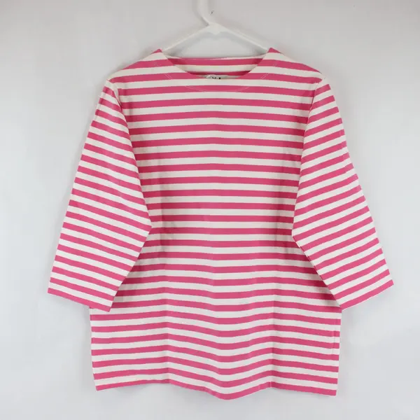 New York Laundry White And Pink Shirt Size XL 3/4 Sleeve NWT