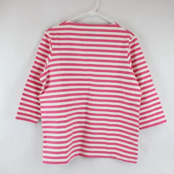 New York Laundry White And Pink Shirt Size XL 3/4 Sleeve NWT