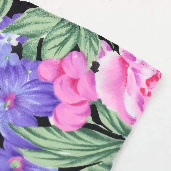 Women's Pink Purple Green Floral Flower Rectangle Summer Light Scarf 44''x 11''