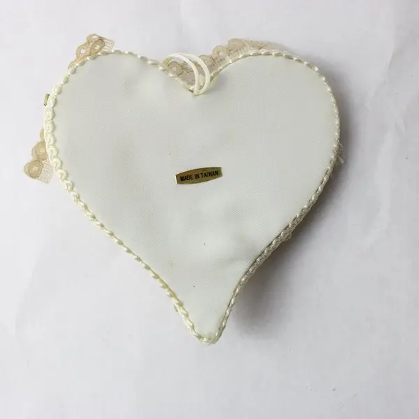 Kurt S. Adler Santa's World Lacy Angel Heart Ornament