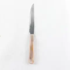 Vintage MCM 1960s Tupperware  Serrated Knife Brown Marbled Handle