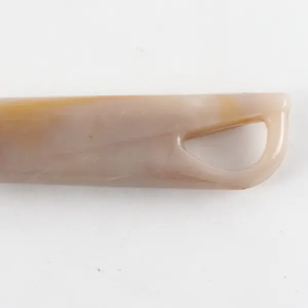 Vintage MCM 1960s Tupperware  Serrated Knife Brown Marbled Handle