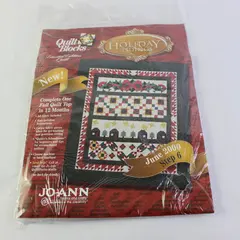 NEW Jo Ann Holiday Tidings Quilt Block of the Month Kit June 2000 Step 6 House