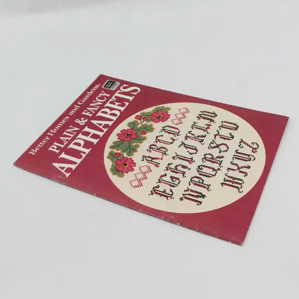 Vintage 1988 Better Homes and Gardens "Plain & Fancy Alphabets" Pattern Book PB