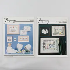 Lot of 2 Imaginating Pattern Booklets For Little Girls & Inspirational Thoughts