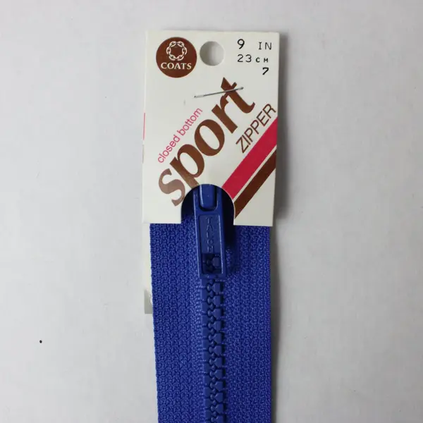 Lot of 5 Coats & Clark Vintage New Old Stock Zippers NOS