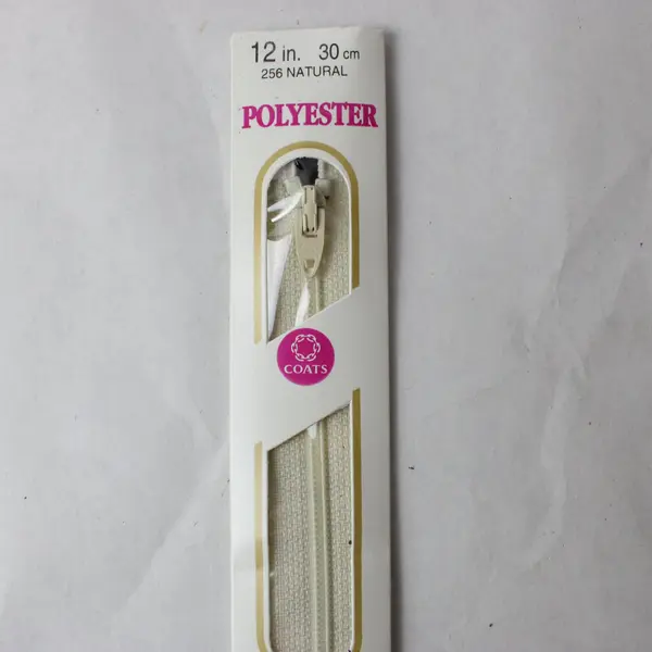 Lot of 5 Coats & Clark Vintage New Old Stock Zippers NOS