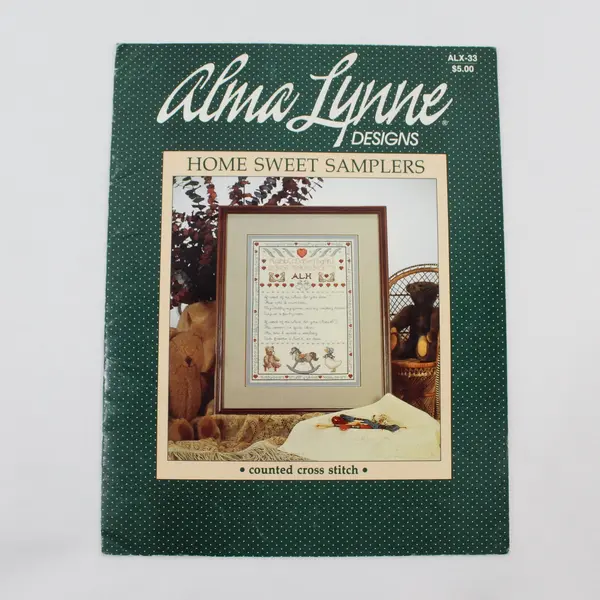 Lot of 3 Vintage Cross Stitch Sampler Booklets Leaflets 1981-1985