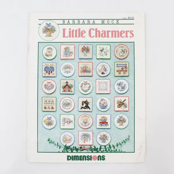 2 Cross-Stitch Booklets Barbara Mock Alma Lynne Coastal Motifs & Little Charmers