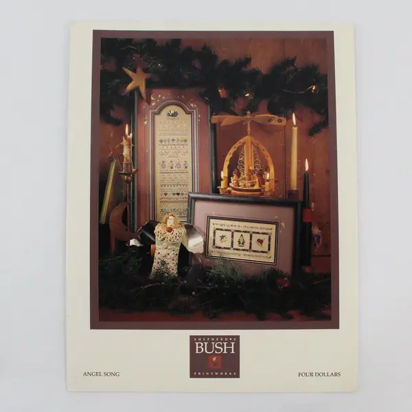 Lot of 2 Cross Stitch Speaking of Angels Praying Hands Angel Song Shepherds Bush