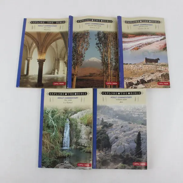 Explore the Bible LifeWay Adult Commentary PB Books Lot of 5 Fall 2007-2008