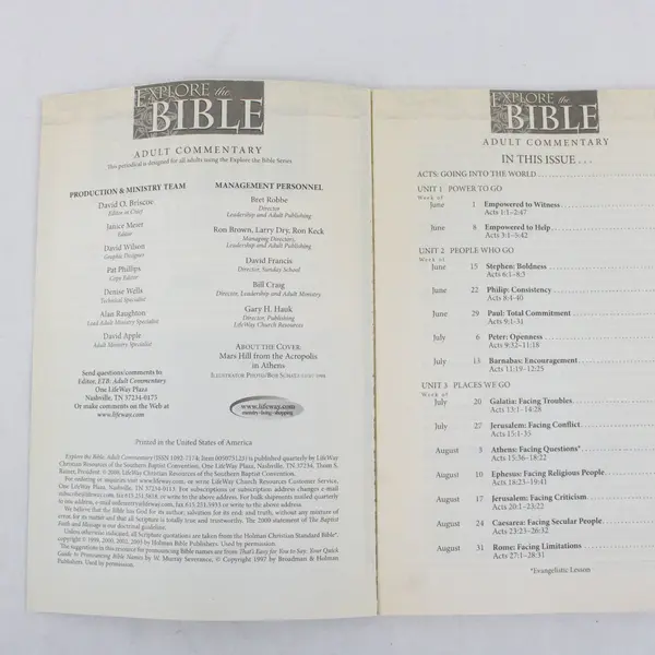 Explore the Bible LifeWay Adult Commentary PB Books Lot of 5 Fall 2007-2008