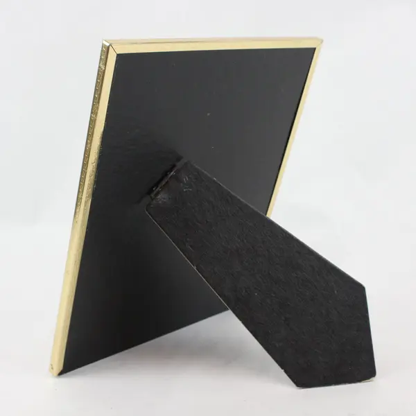Unbranded Gold Tone Easel-Back Tabletop Photo Frame 10 x 8.25 in