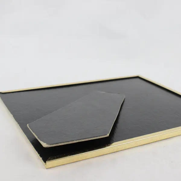 Unbranded Gold Tone Easel-Back Tabletop Photo Frame 10 x 8.25 in