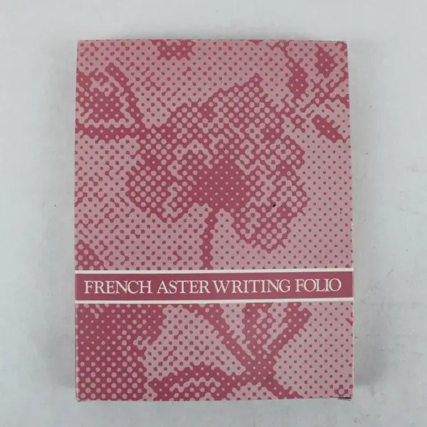 French Aster Writing Folio Made in Japan Exclusively for Avon Products - Used