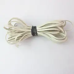 White RJ11 Telephone Extension Cord 4 ft Home Landline Phone Cable Used