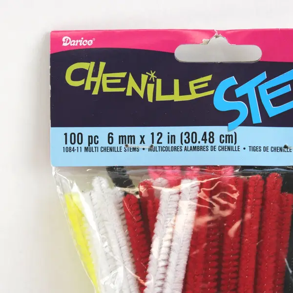 Darice Chenille Stems 100pc Pipe Cleaners Craft Supplies
