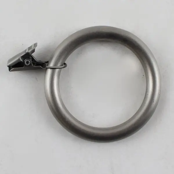 Lot of 14 Curtain Rings with Clips Gold & Silver Tone Stainless Steel