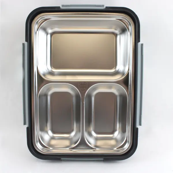 Airtight Meal Prep Lunch Container Dark Grey Used